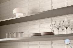 Obklady Ragno Hand calce 3D form béžová -