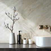 Dlažba Fineza Rainbow Glitter sandstorm béžová.