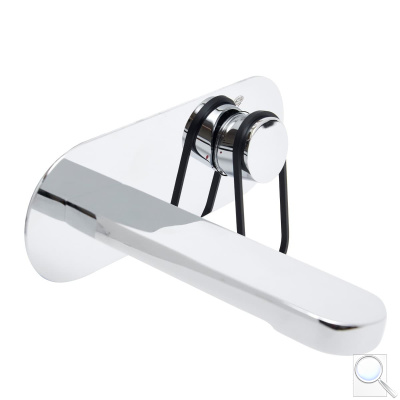 Umyvadlová baterie SAT Fusion včetně podomítkového tělesa černá SATBSFU101KPC. obr. 1