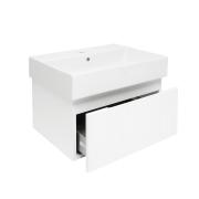 Koupelnová skříňka s umyvadlem SAT Evolution 58x30x44,8 cm bílá mat SATEVO60WMU2. obr. 2 