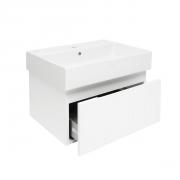 Koupelnová skříňka s umyvadlem SAT Evolution 58x30x44,8 cm bílá mat SATEVO60WMU2 (obr. 2)