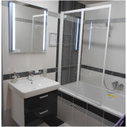 Vanová zástěna skládací Ravak Supernova dvoudílná VS2. obr. 3