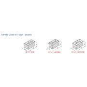 Tvarovka štípaná ze 4 stran - sloupová. KB 13-21