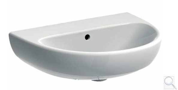 Umyvadlo Geberit Selnova 55x44 cm otvor pro baterii uprostřed 500.304.01.7. obr. 1