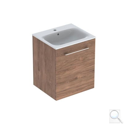 Koupelnová skříňka s umyvadlem Geberit Selnova 55x50,2x65,2 cm ořech hickory 501.250.00.1. obr. 1