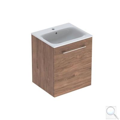 Koupelnová skříňka s umyvadlem Geberit Selnova 55x50,2x65,2 cm ořech hickory 501.250.00.1 obr. 1