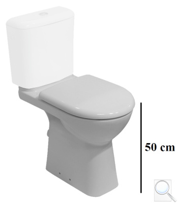 WC kombi, pouze mísa Jika Deep zadní odpad H8236160000001. 