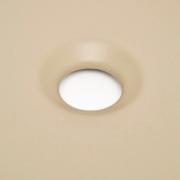 Umyvadlo na desku SAT Mood 36x36 cm béžová matná bez otvoru pro baterii, bez přepadu SATM3636KM.  (5)