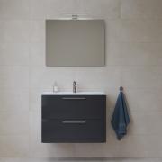 Koupelnová sestava s umyvadlem zrcadlem a osvětlením Vitra Mia 79x61x39,5 cm antracit lesk MIASET80A. obr. 5 