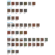 Tvarovka štípaná dělitelná. Barvy KB 1-21 C Standard