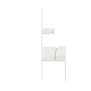 Vanová baterie SAT B-Way včetně podomítkového tělesa bílá matná SATBSBW215B. (7)