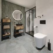 Vysoká umyvadlová baterie SIKO Elements bez výpusti černá/chrom SIKOBSEL285DC. obr. 5&nbsp;