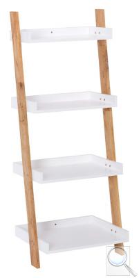 Set poličky a nosníků Naturel Home bílá/ořech mat 53,5x134x40 cm HOMEP4B obr. 1