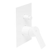 Vanová baterie SAT B-Way včetně podomítkového tělesa bílá matná SATBSBW215B. (3)