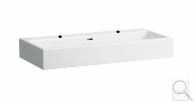 Nábytkové umyvadlo Laufen Living City 100x46 cm dva otvory pro baterii H8184380001071 obr. 1