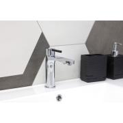 Umyvadlová baterie SAT Fusion bez výpusti černá/chrom SATBSFU271TC. obr. 6&nbsp;