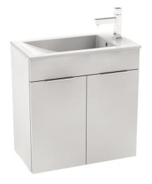 Koupelnová skříňka s umyvadlem Jika Cube 60,5x34x62,2 cm bílá H4536311763001