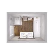 Obdélníková vana SAT Fusion akrylát. obr. 3