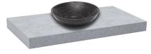 Deska pod umyvadlo bez umyvadla Naturel Dolce 70-250x8x50 cm beton mat