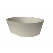 Umyvadlo na desku SAT Aula 47x38 cm béžová mat bez otvoru pro baterii, bez přepadu SATAU4738BE. &nbsp;(3)