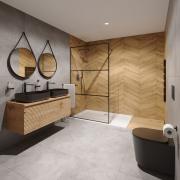 Sprchová zástěna Walk-In 140 cm SAT Walk-in SATBWI140CPPRC. &nbsp;(11)