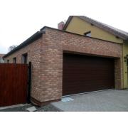 Fasádní pásek Klinker světle cihlová reliéfní.