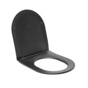 WC sedátko SAT Brevis černé SATBREPBKM. &nbsp;(2)