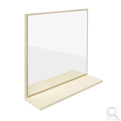 Zrcadlo s poličkou Ceramia Easy 60x61,5 cm jasmín EASYZRCJ. obr. 1