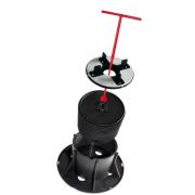 Teleskopický terč pod dlažbu 37,5-50 mm s kyvnou hlavou Eterno Ivica.