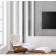 Obkladová Lamela Fineza Spline white 275 x 2,8 cm bílá. SPLINEW-002