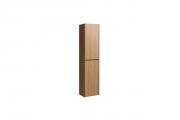 Koupelnová skříňka vysoká Naturel Verona 40x170x30 cm bílá mat VERONAV40BM (světlé dřevo)