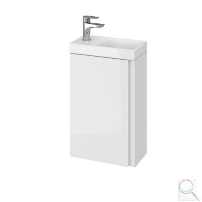Koupelnová skříňka s umyvadlem Cersanit Dormo 40x21,5x64 cm bílá lesk SIKONCMO014BL 