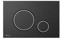 Ovládací tlačítko SAT plast černá mat SATAT78