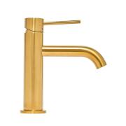 Umyvadlová baterie SAT Aurum bez výpusti broušená zlatá mat SATBAUR271BG. obr. 4