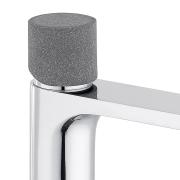 Vysoká umyvadlová baterie SAT Fusion bez výpusti páka beton SATBSFU285B. obr. 2&nbsp;