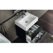 Koupelnová skříňka pod umyvadlo Kolo Twins 60x46x57 cm černá mat 89494000. obr. 2&nbsp;