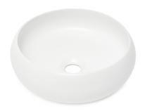 Umyvadlo na desku SAT Feel 36x36 cm matné bez přepadu SATUMFEEL3636M