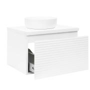 Koupelnová skříňka pod umyvadlo Naturel Savona 78x43x44,8 cm bílá lesk SAVONA80BID. obr. 4