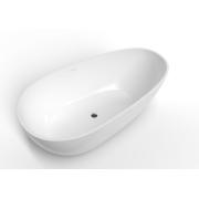 Volně stojící vana Zita 170x88 cm SAT litý mramor ZI1700. obr. 3