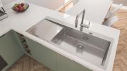 Dřezová baterie Grohe Minta s vytahovací sprškou, 2 proudy supersteel 32322DC2 (obr. 2)