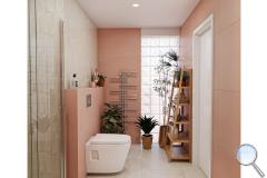 Koupelna Medley Pink - SIKO-koupelna-se-sprchovym-koutem-v-pastelovem-provedeni-serie-Medley-004