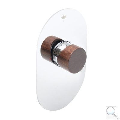 Sprchová baterie SAT Fusion včetně podomítkového tělesa tmavé dřevo SATBSFU210DT. obr. 1