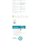 Zrcadlo s LED osvětlením Naturel 100x80 cm CALA10080. obr. 2&nbsp;