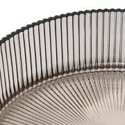 Umyvadlo na desku SAT Purity 36x36 cm šedá bez otvoru pro baterii, bez přepadu SATGLA3636G. &nbsp;(5)