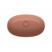 Umyvadlo na desku SAT Aula 60x36 cm růžová mat bez otvoru pro baterii, bez přepadu SATAU6036P. obr. 2&nbsp;