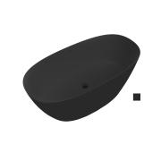 Volně stojící vana SAT Aula 160x78,7 cm litý mramor levá i pravá černá SATAULA1600CM. obr. 4&nbsp;