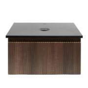 Koupelnová skříňka s deskou z umělého kamene SAT Evolution 58x30x44,8 cm ořech mat SATEVO60NATK. obr. 4 