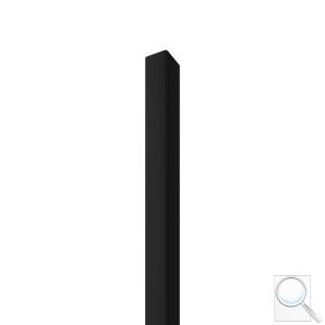 Obkladová lamela Fineza Spline Slim Black černá
