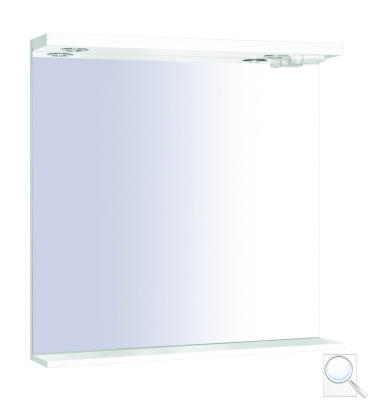 Zrcadlo s osvětlením Keramia Pro 80x80 cm bílá PROZRCK80IP. 