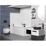 Umyvadlo na desku SAT Infinitio 39x39 cm černá mat bez otvoru pro baterii SATINF3939BKM. obr. 6&nbsp;